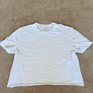 All Saints White Short Sleeve Tee - men’s but cut so fits women better